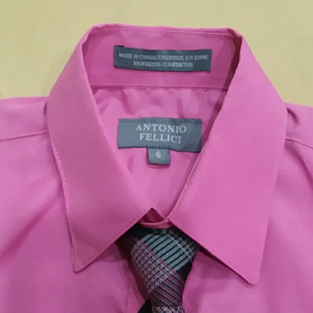 Dress shirt with tie